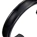 COOLSTEELANDBEYOND Exquisite Mens Black Bangle Bracelet Stainless Steel Cuff Bracelet Grooved Polished and Satin