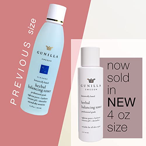 Gunilla Herbal Balancing Toner Soothing, Aloe Vera Based, Antioxidant