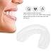 Braces Mouthguard,Adult & Youth,Sports Strapless Mouthguard for Hockey, Football, Boxing, Basketball, Martial Arts, Wrestling, Include Mouth Guard Case (Transparent)