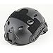 iMeshbean Multifunctional Tactical Helmet,Airsoft half mask Version Suprise As a Gift(Black)