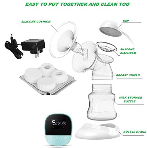 image for Rewind With Nature Electric Breast Pump Double Breast Feeding Breast M