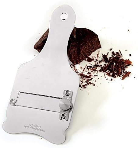 Kitchen Tools Norpro 3705 Cheese Chocolate Truffle Ginger Garlic Shaver Adjustable, Silver