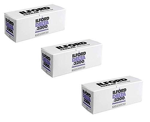 Ilford Delta 3200 Medium Format Black&White film - Pack of 3 rolls
