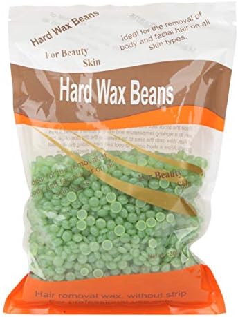 Hard Wax Beans for Face, Underarms, Brazilian, Bikini Hair Remover 10.6 Ounce (Aloe Vera)