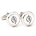 Digabijewelry Initial Cufflinks (Alphabet Letter) by Men's Collections