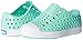Native Kids Iridescent Jefferson Water Proof Shoes, Glass Green/Shell White/Galaxy Iridescent, 13 Medium US Little Kid