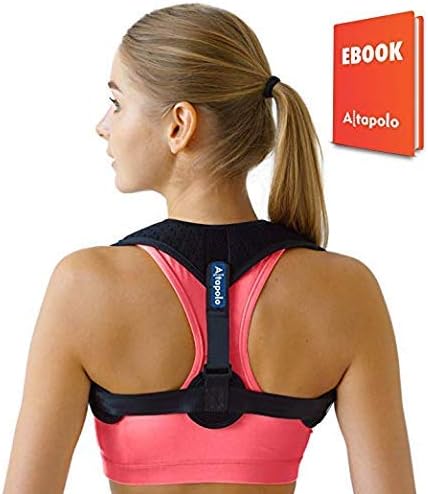 Posture Corrector for Men & Women - Adjustable Shoulder Posture Brace - Figure 8 Clavicle Brace for Posture Correction and Alignment - Invisible Thoracic Back Brace for Hunching
