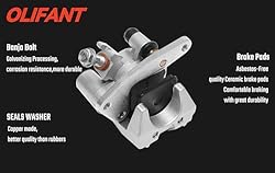 Front Left Right Brake Caliper for Suzuki Eiger 400
