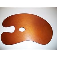 The Art Shop Skipton Artists Wooden Kidney Shape Palette - Large - Suitable For Oil And Acrylic Paint