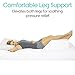 Xtra-Comfort Leg Elevation Pillow for Sleeping, Swelling, Post Surgery - Memory Foam Bed Wedge Pillow- Support Cushion for Pregnancy, Leg, Foot Rest