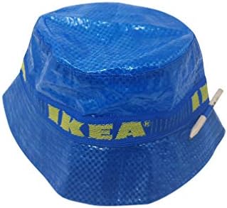 Ikea Bucket Hat With Pencil Handmade Cap Fashion Street Wear Blue