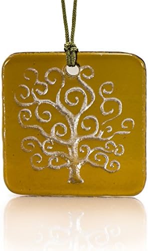 Recycled Glass Tree of Life Pendant Necklace, Handmade, Fair Trade, Unique Gift