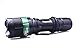 PromethFire CREE XM-L Q5 Tactical LED Flashlight Torch Zoomable Lamp Light - 3 Mode Adjustable Brightness Waterproof Design Torch Lighting for Hiking, Camping & Outdoor (Black)
