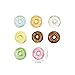 CC HOME 15Pack Donut Cake Hanging Swirls Doughnut Dessert Ceiling Streamer Birthday Party Decorations Donut Themed Party Favors for Holiday Baby Shower Home Decoration Party Supplies