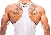 Iwearit Stringer Tank-Top (Wht-L) Made in USA