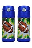 Thermos 12oz Sports Funtainer Bottle with Silicone Pop-up Straw (2 Pack)