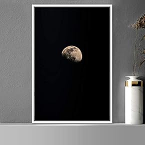 signwin Framed Canvas Wall Art Moon VAstronomy &...