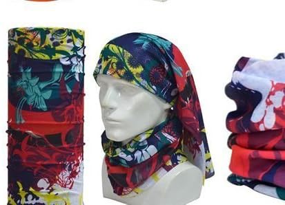 Aluckyhead Bandana Headband soft stretchy Lightweight and comfortable Headwear, Headband Scarf Bandanna HeadwrapMask Neckwarmer &amp; More 12-in-1 Multifunctional Stretchable Sport &amp; Casual (Stlye 5)