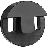 Canomo 1 Pack Tourte Style Cello Mute Round Two Hole Mute, Black