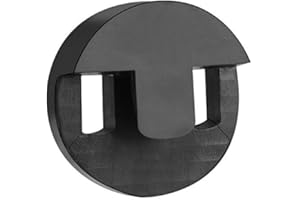 Canomo 1 Pack Tourte Style Cello Mute Round Two Hole Mute, Black