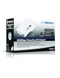Trendnet 200 Mbps Powerline AV Adapter, Blanco
