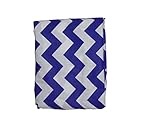 Babydoll Bedding Chevron Cradle Sheet, Plum, 15" x