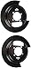 APDTY 035310 Disc Brake Steel Dust Shield Backing Plate Set Of 2 Fits Rear Left & Right (Models With 4WD & Disc Brakes; Replaces 88935987, 88935988)