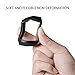 SnowCinda For Fitbit Ionic Case, Shock-proof and Shatter-resistant Rugged Protective Slim Shock Resistant TPU Bumpe for Fitbit Ionic Smart Fitness Watch (Black + Black, 1.2 mm thickness)