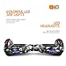 Electric Hoverboard Smart Self Balancing Scooter Hover board Built-in Speaker LED Wheels Side Lights for kids- Safety Certified (LED Wheel Pink)