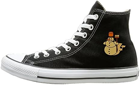 LUMAN Yellow Snowman Simple High-Top Classic Canvas Shoes 40
