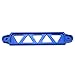 Dewhel JDM Billet Aluminum Battery Tie Down For Honda Civic Acura Rsx Ep3 Dc5 Si Color Blue