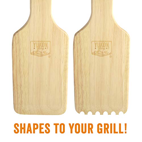 Yukon Glory YG-40070 Premium Grill Scraper Natural Oak Cleaning Paddle for Keeping Your Grill in Tip Top Shape, Great Gift for Grillers