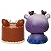 Fuyage Kawaii Deer Cake with Galaxy Deer Squishies Slow Rising jumbo Squishy Squeeze Toys for Kids and Adults