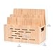 MobileVision Bamboo Charging Station w/Cutout for Bluetooth Portable Wireless Speaker and Docking Stand use w/DKnight MagicBox, Anker Classic & More