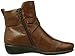 ECCO Women's Abelone Cross Buckle Boot,Mahogany,40 EU/9-9.5 M US