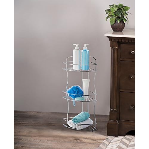 Amazon Com Liucs Shower Caddies Wooden Bathroom Organizer Shelf