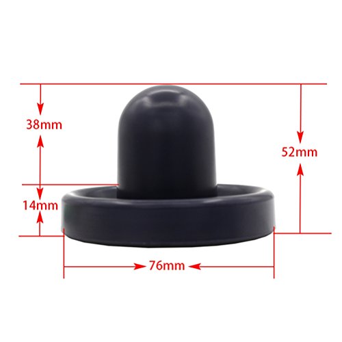 TOYMYTOY 8PCS 76MM Air Hockey Pushers Pucks Replacement for Game Tables Goalies Header Kit Air Hockey Equipment Accessories (Dark Blue)