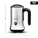 Gourmia Cordless Electric Milk Frother & Heater, Stainless Steel 3 Function Froth Maker for Lattes and Cappuccinos, and Milk Heater