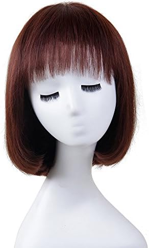 BLONDE UNICORN Sexy Bob Wigs Human Hair Wigs for Women Auburn