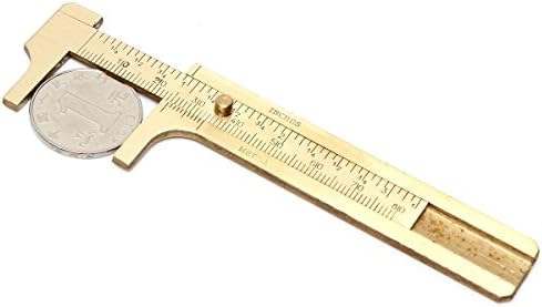 Alcoa Prime High Qualtiy Measure Measurement Tool Pocket 80Mm Mini Brass Sliding Gauge Vernier Caliper