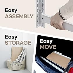 HOMEDANT House Reversible 5-Tier Adjustable Storage