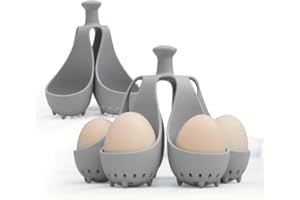 4 Heads High-Temperature Resistant Silicone Egg Cooker for Home Kitchen, Small Tool for Steaming Eggs