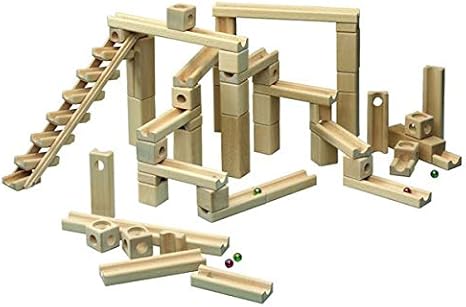 Amazon Co Jp 遊び方説明書付き 木のおもちゃ 積み木 ピタゴラスイッチ 知育玩具 知育玩具 つみき 積木 ホーム キッチン