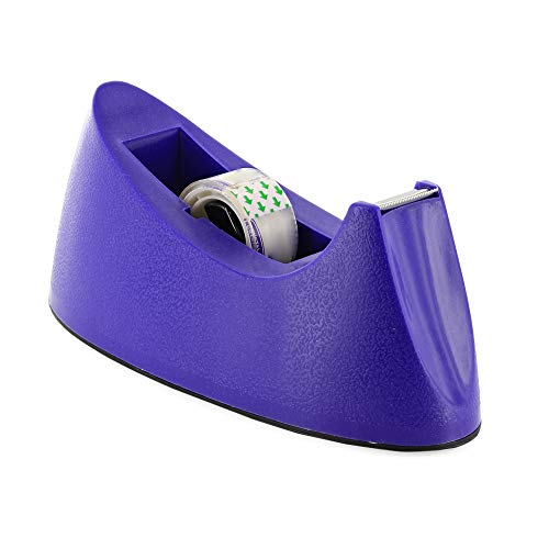 Emraw 1" Core Heavy Duty Desktop Tape Dispenser with Tape Refill for