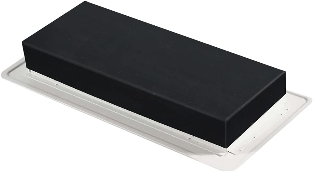 Registers, Grilles & Vents - Buzzlett 4-Pack inch Stop Airflow Complete Seal Rubber Vent Cover for Floor, Wall, or Ceiling Vents and Air Registers, for RV, Home HVAC and AC Vents (Vent not Included), 4 x 10