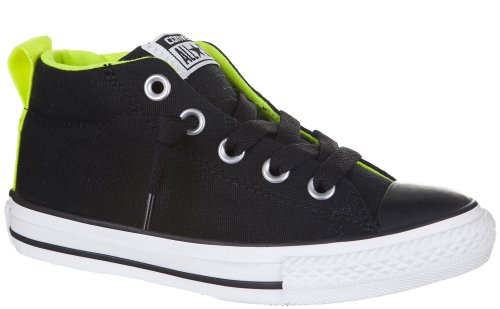 Converse Unisex Baby Chuck Taylor All Star Street Mid - Black - 5 Infant