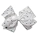 JoJo Siwa Large White Bow with Pastel Rhinestones