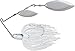 Terminator T1 Spinnerbait-Willow/Willow ,Nickel/Nickel Blade (Bright White Shad, 1/2-Ounce)