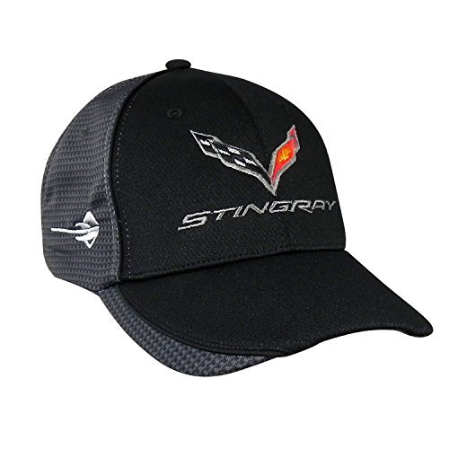 Chevrolet Corvette C7 Carbon Fiber Look Baseball Cap (Black)