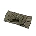 Baby Stretchy Headband Turban Knotted, Girl's Hairbands with Bows Big Hair Bow Headband for Infant Baby Girls (AM05)